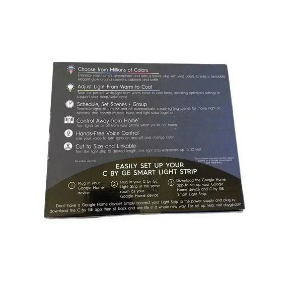 NEW by GE 80 inch Indoor Full Color Dimmable Smart Light Strip Extension - Picture 2 of 3